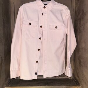 Men's Pink Shirt Jacket